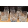 Image 3 : Cut Glass Decanter Set with Two Decanters and Six Assorted Tumblers