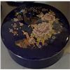 Image 4 : Japanese Style Blue and Black Ceramic Vases Bowls and Fan Dish Lot