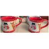 Image 3 : Temp-tations Winter Whimsy Snowman Ceramic Cocoa Set with 14 oz Mugs (5 Pieces)
