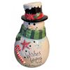 Image 4 : Ceramic Snowman Cookie Jar and Holiday Creamers Assorted Lot, 5 Pieces