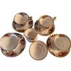 Image 2 : Royal Albert Old Country Roses Teacup and Saucer Set with Creamer, Five Pieces