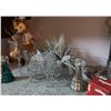 Image 1 : Holiday Decor Lot: Wire Deer Sleigh Set, Angels, Ornaments, Plush Bear, Bunnykins Box
