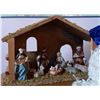 Image 2 : Christmas Decorations Including Santa Figures, Nativity Scene, and Snowman Jar