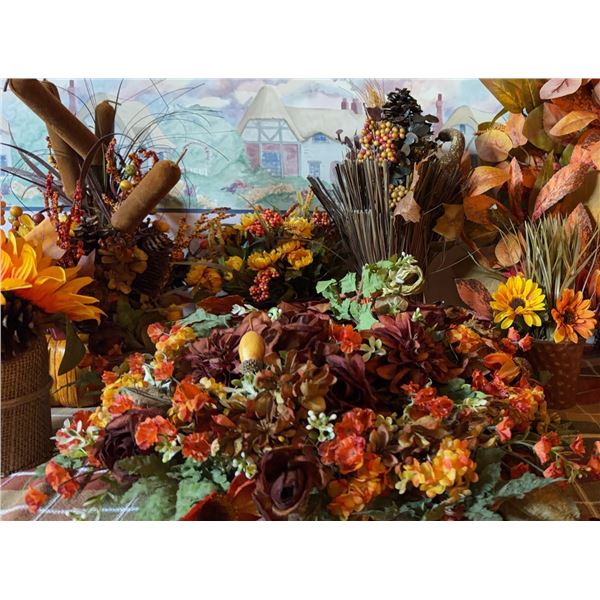 Faux Fall Floral Arrangements and Centerpieces
