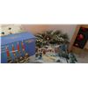 Image 3 : Christmas Decor Lot: Danson Very Merry Snowman Candelabra, Trees, Ornaments