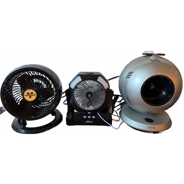 Vornado, Holmes, and Classic Electric Fans Tabletop Lot