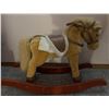 Image 2 : Plush Rocking Horse with Wooden Base and Saddle