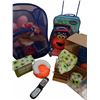 Image 1 : Children's Mystery Box With Elmo Backpack, Little Mermaid Suitcase, Toys, Vintage Flip Phone