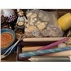 Image 3 : Candles, Ceramic Chef Figurines, Wreath, and Wax Warmer Lot