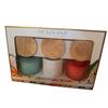 Image 1 : Sea & Sand California 3-Piece Scented Candle Set Mango Tangerine, Strawberry Mimosa