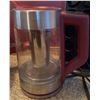 Image 3 : Curtis Stone Red Saucepan, Electric Kettle with Infuser, and Muffin Pan Set