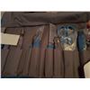 Image 2 : Kitchen Decor Set with Chef Figurines, Utensil Kit, Scales, Ramekin Set, and Serving Stone