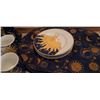 Image 2 : Celestial Sun and Moon Dinnerware Set with Candlesticks, Mugs, Plates, Placemats