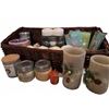 Image 1 : Candle and Wax Melt Lot with Basket, Jar Candles, Pillar Candles, Holders