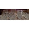 Image 2 : Clear Pressed Glass Candle Holders and Votive Cubes, 10-Piece Lot
