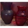 Image 3 : Four Decorative Vases: Glass, Ceramic, and Embossed Floral Designs