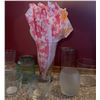 Image 2 : Decorative Glass Vases and Candle Holders, 8 Pieces, Mixed Designs