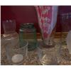 Image 4 : Decorative Glass Vases and Candle Holders, 8 Pieces, Mixed Designs