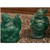 Image 4 : Six Green Buddha Figurines Assorted Styles Resin or Jade-Look