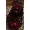 Image 5 : 6 Aztec Calendar Stone Coasters With 2 Figurines and Wooden Holder