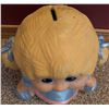 Image 2 : Ceramic Girl Piggy Bank 1983 Sherwood Heights With Vintage Matchbook Collection