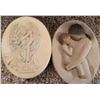 Image 5 : Ceramic Girl Piggy Bank 1983 Sherwood Heights With Vintage Matchbook Collection