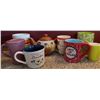 Image 2 : Ceramic and Porcelain Mugs with Decorative Teapot, Set of 11 Pieces