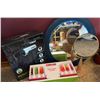 Image 2 : Lot: Conair Massager, Zoku Storage Case, Star Cookie Cutters, Grill Brush, Mirrors