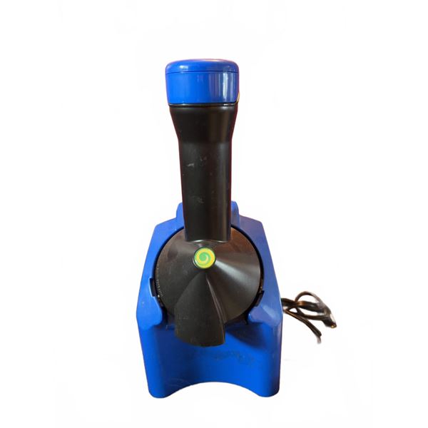 Yonanas Frozen Dessert Maker Blue and Black Electric Kitchen Appliance