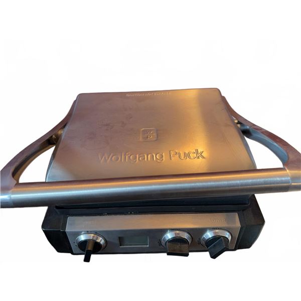 Wolfgang Puck Stainless Steel Electric Grill and Panini Press
