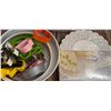 Image 2 : Wilton Revolving Cake Stand, Cake Pans, Cutters, and Doilies Baking Lot