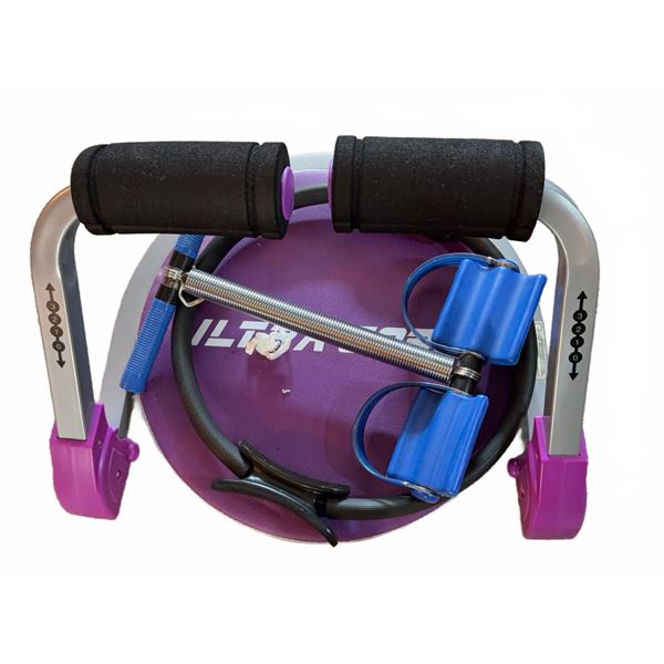 Fitness Resistance Set With UltraFlex Disc, Handles, Cords, and Foot Pedals