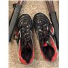 Image 2 : Tennis Bundle: 2 Rackets, Diadora Forza Boys US 4 Shoes, Sport Shorts, Socks, Nike Shin Guard