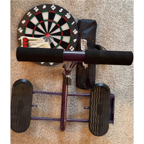 Easy Shaper Total Body Workout Device With Carrying Bag and Dartboard Set