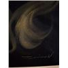 Image 2 : Oil Painting of Girl with Candle Signed T. Zinn in Gold-Tone Frame