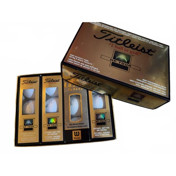 Titleist Tour Balata and Tour 5000 Golf Balls Boxed Sets, Unused