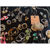 Image 4 : Costume Jewellery Lot with Earrings, Necklaces, and Brooches, Various Styles