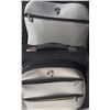 Image 4 : 2 Heys Softside Rolling Suitcases Red And Grey, Black And Grey