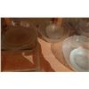 Image 1 : Clear Glass Dishes, Bowls, and Bakeware, Includes Textured and Leaf Patterns