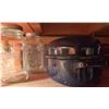 Image 4 : Colour Plastic Glasses, Red Glass Bowls, Clear Glass Bowls, Mason Jars, Roasting Pan