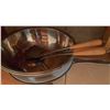 Image 3 : Kitchen Appliance, Clear Storage Jar, Metal Mixing Bowls and Utensils Lot