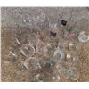 Image 1 : Glassware Lot Including Wine, Beer, and Rocks Glasses, Approx. 25 Pieces