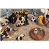 Image 2 : Cow Figurines, Butterfly Mug Set, Glass Vases, and Salt Pepper Set