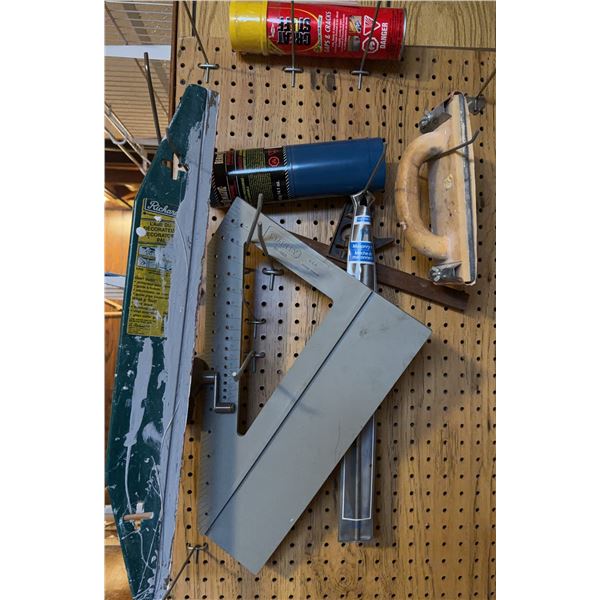 LazerPro Chisel Set with Case and Assorted Masonry Trowels and Tools