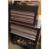 Image 1 : Locking Tool Chest With Hand Tools, Screwdrivers, Pliers, Fasteners, Vise, and Accessories