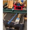 Image 1 : Painting Tools, Roller Covers, Blue Pry Bar, Work Light and Tool Box