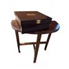 Image 1 : Crown Royal Wooden Presentation Box with Blue Velvet Lining and Brass Clasp