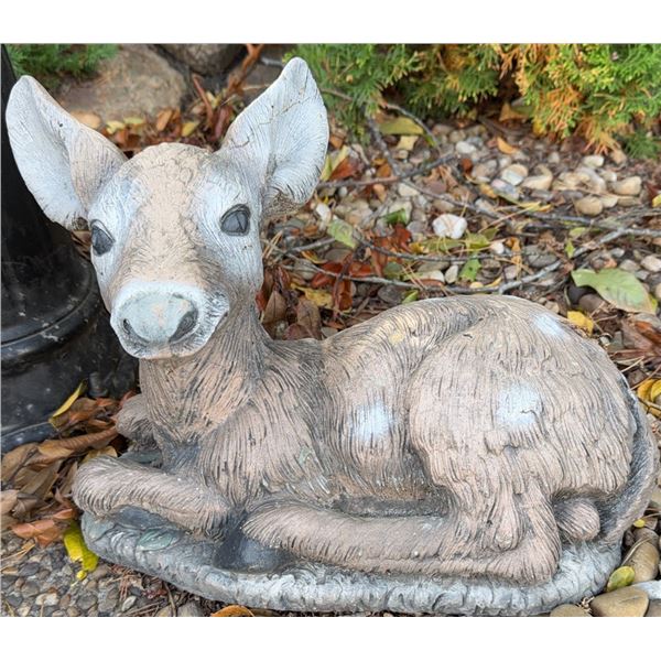 Resin Garden Ornament Fawn Figurine
