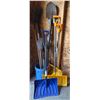 Image 1 : Snow Shovels, Dirt Shovels, and Bucket