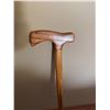 Image 2 : Wooden Walking Cane with Curved Handle and Rubber Tip